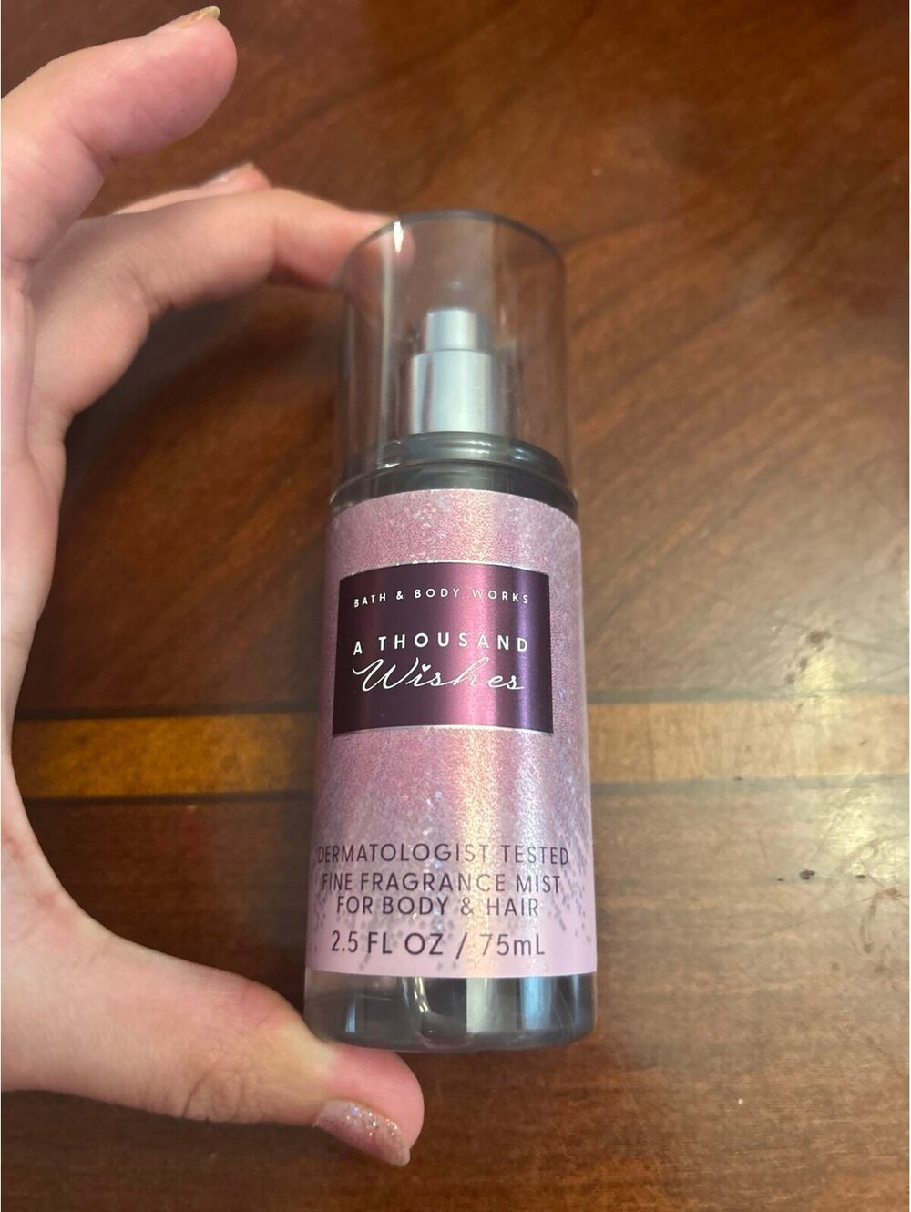 C306 bath and body works thousand wishes travel mist 2.5 fl oz